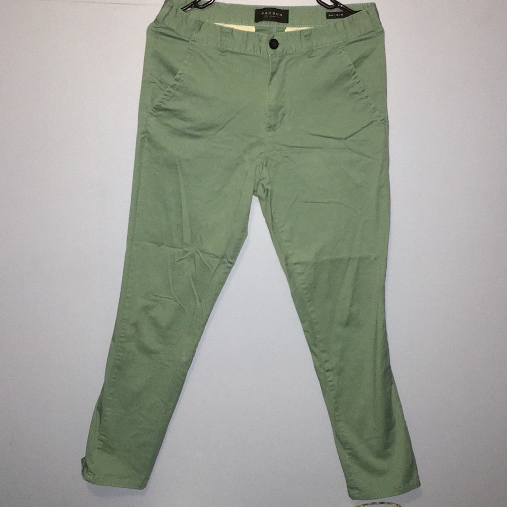 Turquoise Pacsun Slim Chinos 30x30